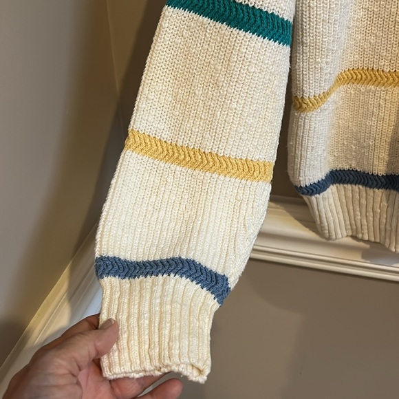 Gant Men’s Cotton Crewneck Striped Sweater Size Large - Picture 7 of 8